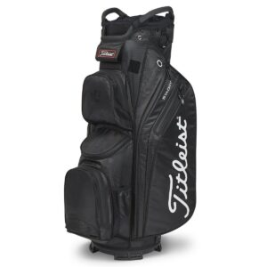 Titleist 14 StaDry Waterproof Golf Cart Bag - Black
