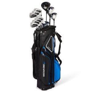Benross HTX2 Steel 11 Piece Golf Stand Bag Package Set Regular Flex